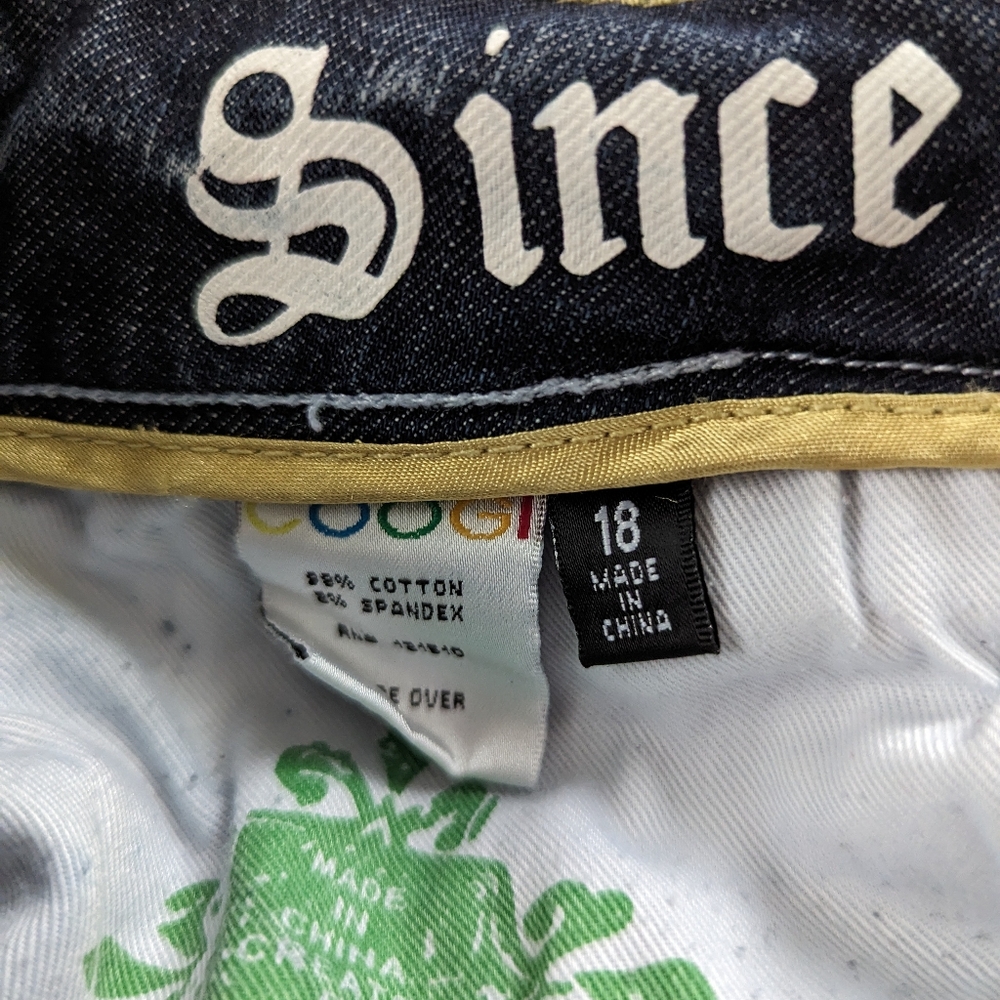 COOGI Patchwork Dark Denim Jeans - Picture 10 of 16
